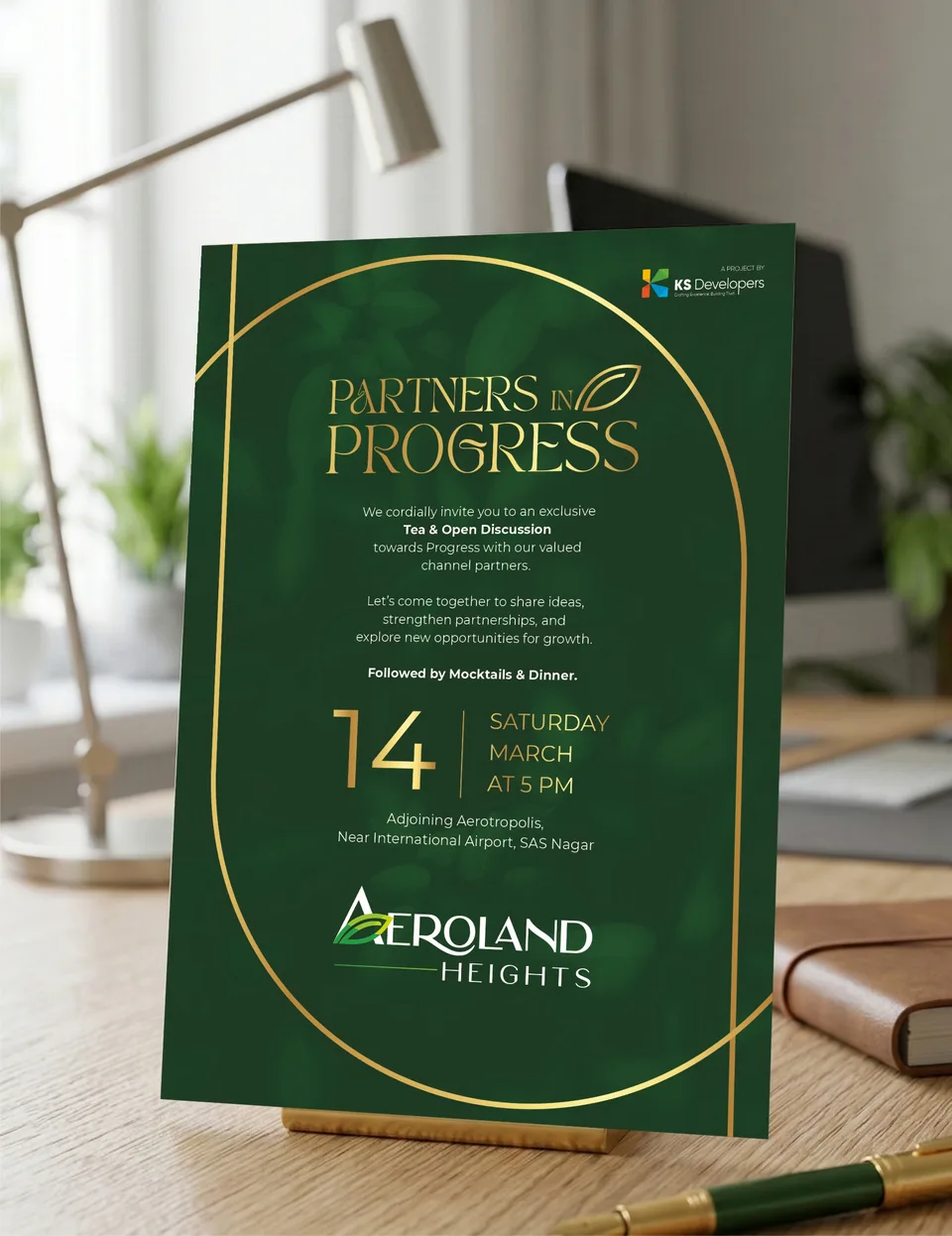 Aeroland invitation design